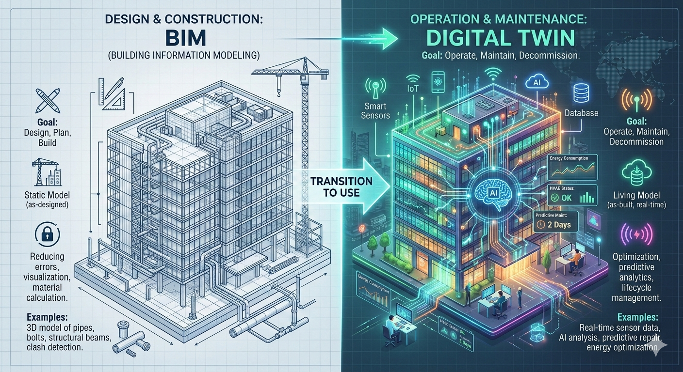 Digital Twin vs. BIM: What is the Difference?